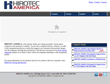 Tablet Screenshot of hirotecamerica.com